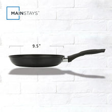 Mainstays 9.5" Non-Stick Aluminum Alloy Skillet Black Dishwasher Safe - Brands For Less USA