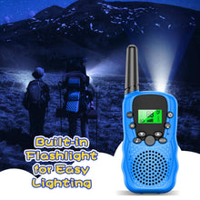 Kids Walkie Talkies 3 Packs, 2 Way Radio, 3 KM Long Range, Clear Sound 22 Channels Indoor Outdoor Toy for Boys Girls 3-12 Years Old Kids Gifts