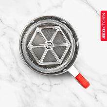 JEEXI Stainless Steel Flour Sifter with Soft Grip Handle, 3 Cup Capacity, Double Layer Fine Mesh for Sifting Flour, Sugar, and Coffee Powder, Durable Kitchen Gadget Tool for Baking and Pastry - Brands For Less USA