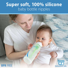 Dr. Brown's Natural Flow Preemie, Narrow Baby Bottle Nipple, Slowest Flow 0m+, 100% Silicone, 6-Pack