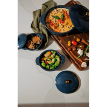 Thyme & Table 3-Piece Ceramic Casserole Set – Atlantic Blue