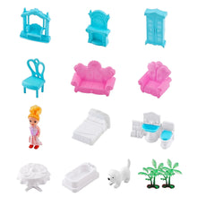 Dollhouse Play Toys Set, 5 Rooms Kids Dollhouse with Doll Toy Figure, Furniture and Accessories, Doll House Gift Toys for Kids Girls Ages 3 & Up, Pink - Brands For Less USA