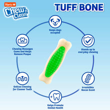Hartz Chew n Clean Tuff Bone Dog Toy, Small, Color May Vary
