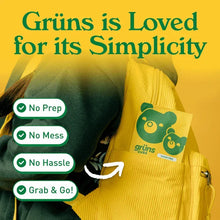 Gruns Kids Sugar-Free Super Greens Gummies, 21+ Vitamins & Minerals, 60 Organic Ingredients, Ages 2+, 12 Servings - Brands For Less USA