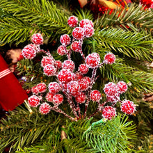 Frosted Berries Christmas Clip Ornament, Red, 9", by Holiday Time