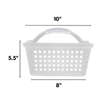 Mainstays Small Portable Shower Caddy Frost Plastic