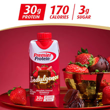 Premier Protein Indulgence Protein Shake, Chocolate Covered Strawberry, 30g Protein, 11 fl oz, 4 Ct