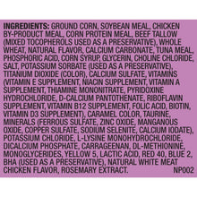 Alimento seco para gatos Meow Mix Tender Centers con bocaditos, sabores de pollo y atún, bolsa de 3 lb