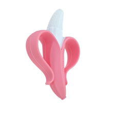 Nuby NanaNubs Banana Massaging Toothbrush for Infants, Pink - Brands For Less USA