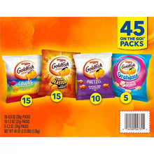 Goldfish Crackers Sweet & Savory Variety Pack Box, Single-Serve Snack Packs, 45 ct.