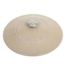 Martha Stewart Everyday Eastwick 7 Quart Enamel on Cast Iron Dutch Oven Taupe
