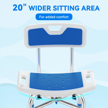 KEKOY Shower Chair with Back 500lb, Height Adjustable Bath Chair for Shower, Heavy Duty Bath Stool for Tub for Elderly, Senior, Handicap, Tool-Free Assembly - Brands For Less USA