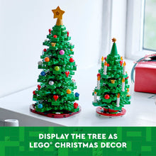 LEGO Christmas Tree Toy Building Set for Kids, Collectible Holiday Decor, 2 Building Options