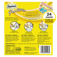 Temptations Creamy Puree Chicken, Salmon & Tuna Lickable Cat Treats, 12g Pouches (24 Pack)