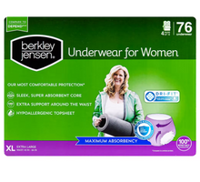 Berkley Jensen Incontinence Underwear for Women - XL, 76 ct.