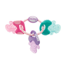 Nuby IcyBite Textured and Soothing Teether for Baby, Multicolor Keys on a Ring - Brands For Less USA