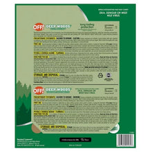 OFF! Deep Woods Insect Repellent, 2-9 Oz Aerosol Sprays + 10 Deep Woods OFF! Towelettes