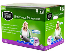 Berkley Jensen Incontinence Underwear for Women - XL, 76 ct.