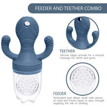 Little Twig Freezable Teether Set Steel Blue - Brands For Less USA