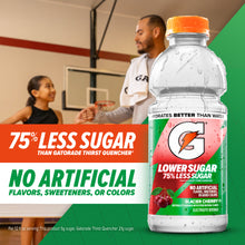 Gatorade Lower Sugar, No Artificials Fruit Punch Flavored Electrolyte Sports Drink, 12 fl oz Bottle, (12 pack), 75% Less Sugar, Hydration