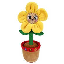 Spark Create Imagine Learning Bilingual Talking and Dancing Plush Sunflower, 14 inch, Light Features, Repeats What You Say