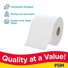 POM Bath Tissue, Septic Safe, 2-Ply, White (473 Sheets/Roll, 45 Rolls) - Brands For Less USA