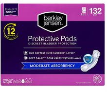 Berkley Jensen Moderate Bladder Control Pad, 132 ct.