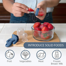 Little Twig Freezable Teether Set Steel Blue - Brands For Less USA