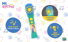 Ms. Rachel Sing Along Microphone, Includes Built-in Music and Lights, Children Ages 18+ Months