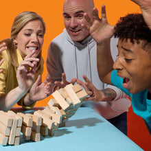 Official Hasbro Games Jenga Game with Digital Die, Wood Block Party Game, Family Games, Holiday Gifts for Kids, 6 and Up