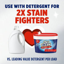 OxiClean Max Force Advanced Stain Remover Powder, To Use with Detergent, 3 lbs
