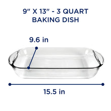Anchor Hocking Glass 9" by 13" Baking Dish, 3 Quart