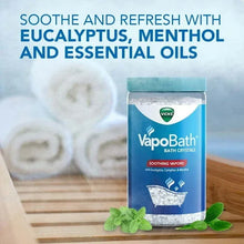 Vicks VapoBath Crystals Non-Medicated Bath Salts with Vicks Vapors, Aromatherapy, 15 oz - Brands For Less USA