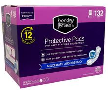 Berkley Jensen Moderate Bladder Control Pad, 132 ct.