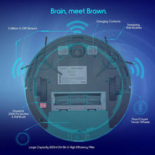 Ionvac SmartClean 2000 Robovac, Multi-Surface Pet-Friendly Smart Mapping Robot Vacuum Cleaner with Wi-Fi and App/Remote Control
