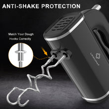 LINKChef Hand Mixer, 450W Turbo Electric Handheld Mixer, 5 Speed Electric Mixers for Kitchen (Black)