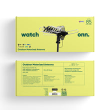 onn. Outdoor TV Antenna with Pole, up to 85-Mile Reception Range, Ultra-HD/Full HD/HD Ready