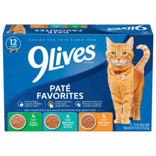 9LivesPateFavoritesWetCatFoodVarietypack-5-5oz-Cans-packof12-_1 - Brands For Less USA