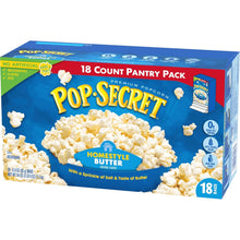 Pop Secret Popcorn, Homestyle Butter Microwave Popcorn, 3 Ounce (Pack of 18)