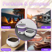 Pentantan 12L Portable Washing Machine, Mini Foldable Washer for Apartment, Camping, RV, Travel, Underwear, Socks