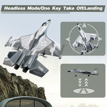 4DRC G1 RC Plane with 2 Take-off Modes, 2 Batteries and Light, 2.4GHz 4 Channel 6 Axis Gyro Stabilizer RTF Glider Remote Control Aircraft Planes Jet Fighter Toys Gift for Boys Kids Adults Beginners