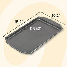 Wilton Premium Steel Non-Stick Medium Cookie Sheet 10x 15 Baking Pan with Handles Rectangular Shape, Packaging May Vary - Brands For Less USA