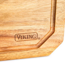 Viking Acacia Wood, Reversible Carving Board with Juice Well