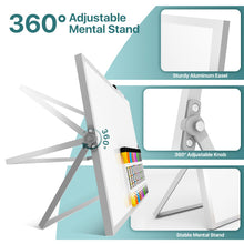 Marsrock Sale 17"×13"Green Desktop Double-Sided Dry Erase Whiteboard with Stand,10Markers,6Magnets,1Eraser,Great for Home,School&Office Planning