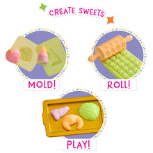 Rainbow High Littles Dessert Shop Playset + Small Doll (Pink 5.5”), Make Ice Cream, Sweets, Kids 4+