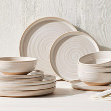 Better Homes & Gardens-Collins Cream Stoneware 12-Piece Dinnerware Set - Brands For Less USA