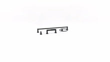 Mainstays 4-Piece Square Bathroom Hardware Set with 24-inch Towel Bar Matte Black Finish