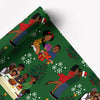 Mah Melanin Home For the Holidays Premium Wrapping Paper, 4 pk.