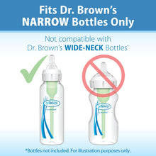 Dr. Brown's Natural Flow Preemie, Narrow Baby Bottle Nipple, Slowest Flow 0m+, 100% Silicone, 6-Pack