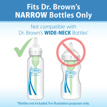 Dr. Brown's Natural Flow Preemie, Narrow Baby Bottle Nipple, Slowest Flow 0m+, 100% Silicone, 6-Pack